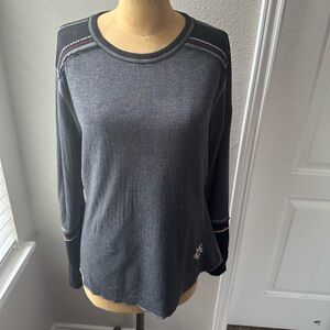 Alp N Rock XL top long sleeve grey/black/red.